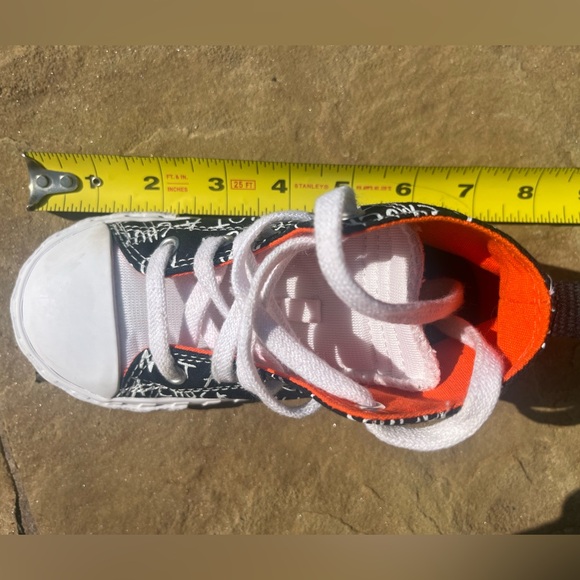 Converse Untitled Hi Top Sneaker Toddler Size 9 Black White "Not A Chuck" - Picture 11 of 12